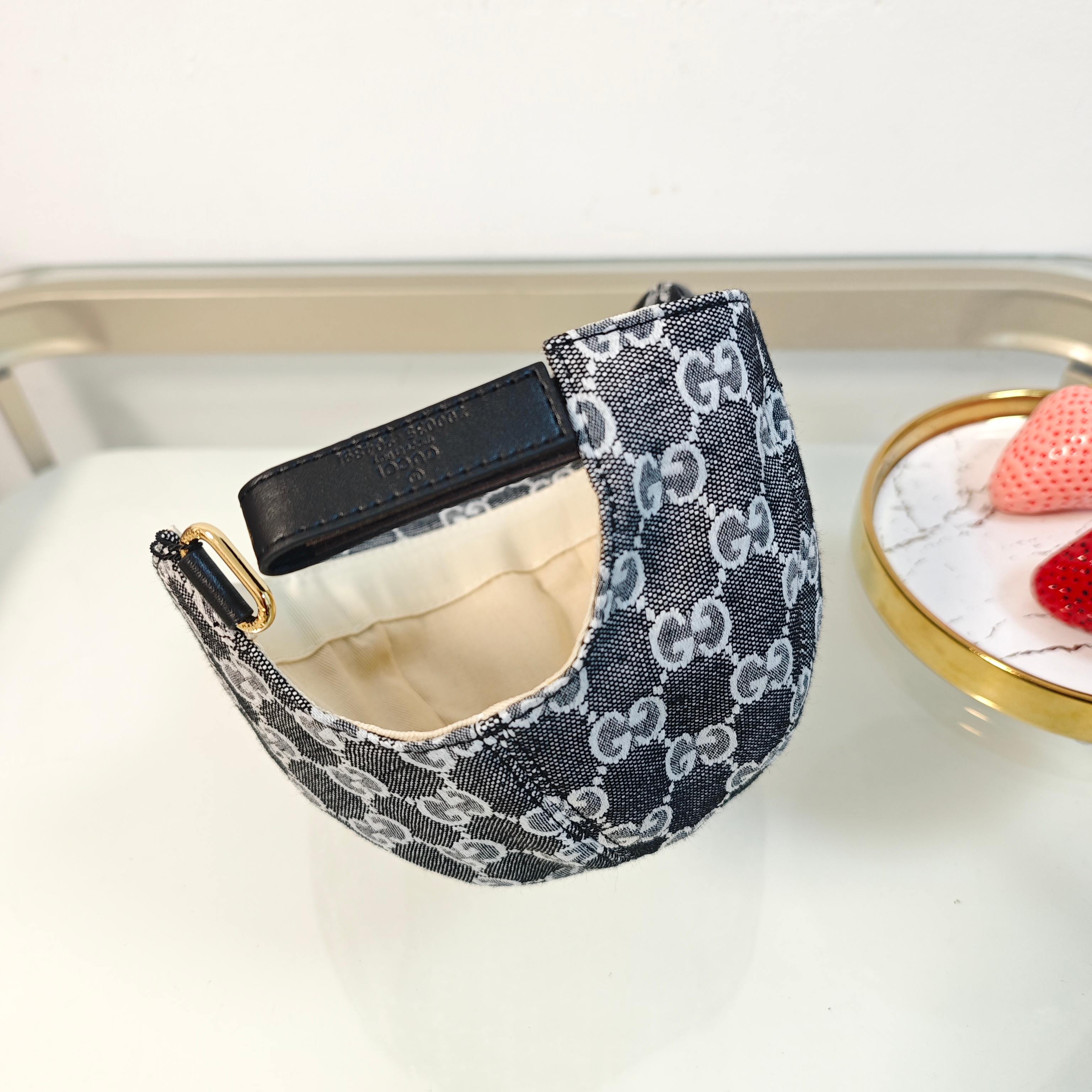 Gucci Denim GG Monogram Baseball Cap – Grey & White Edition
