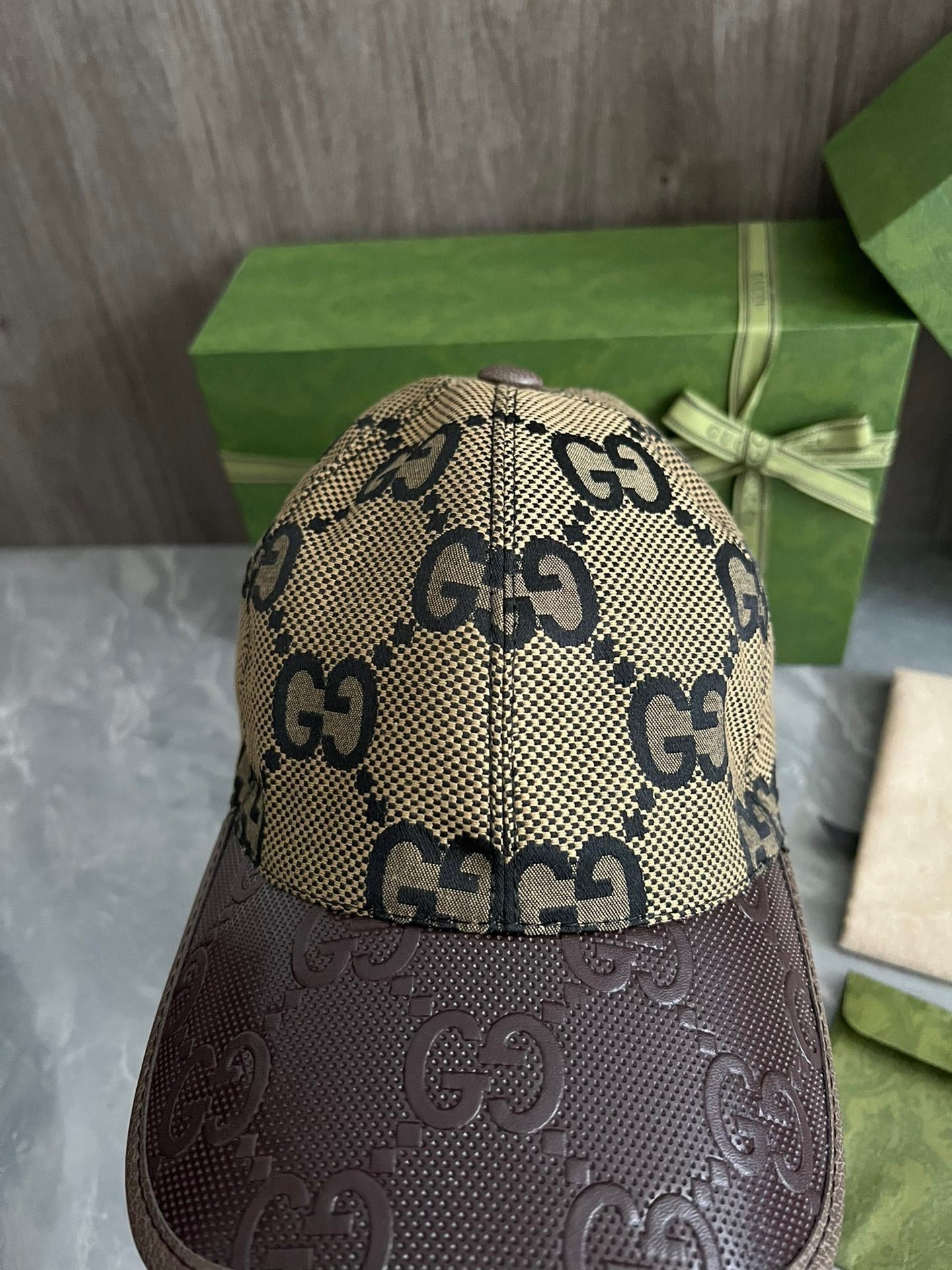 Celine Triomphe Baseball Cap in Cotton – Chalk & Black