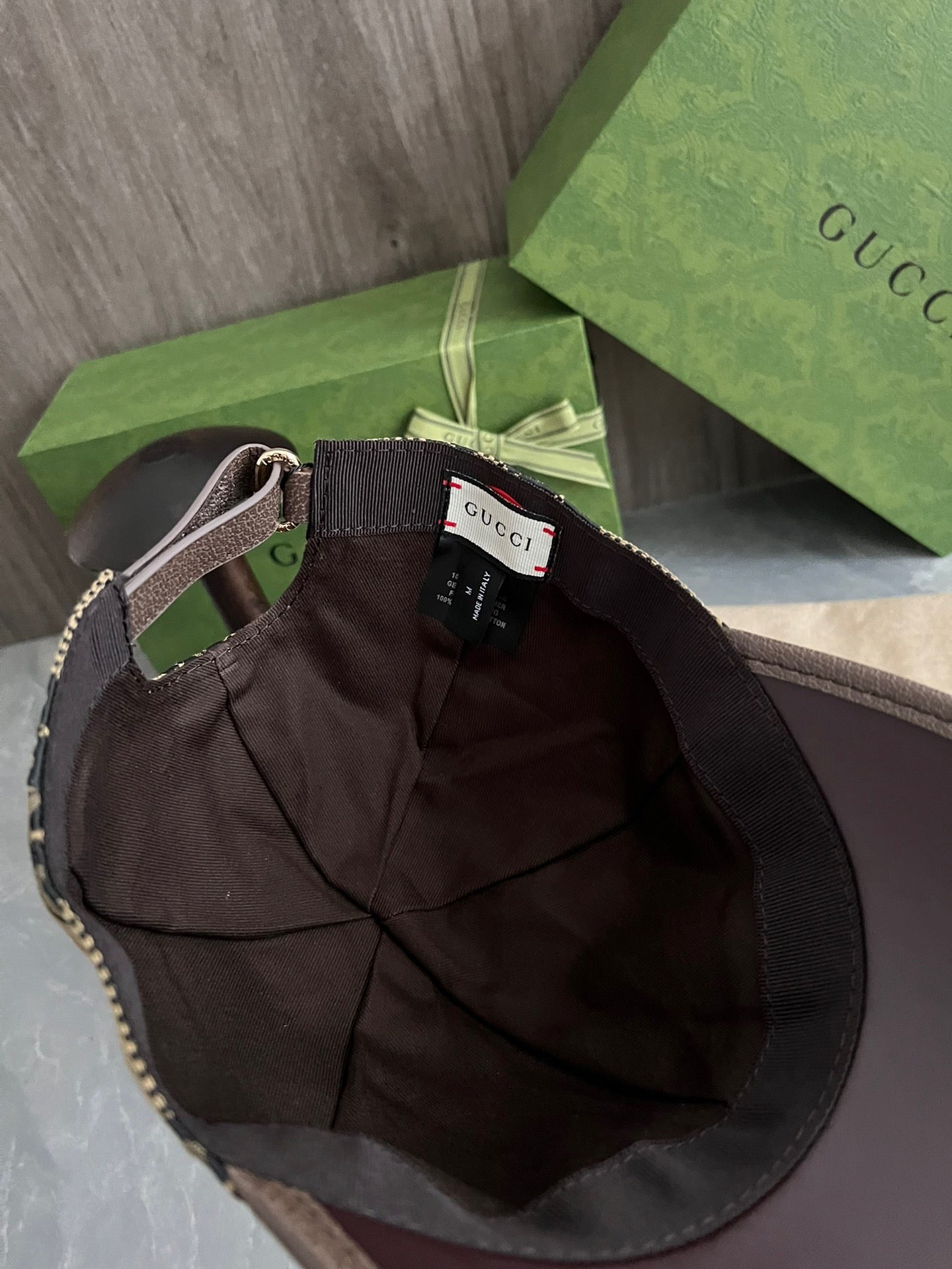 Celine Triomphe Baseball Cap in Cotton – Chalk & Black
