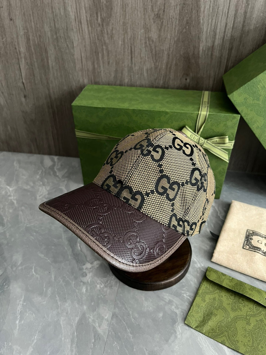 Celine Triomphe Baseball Cap in Cotton – Chalk & Black