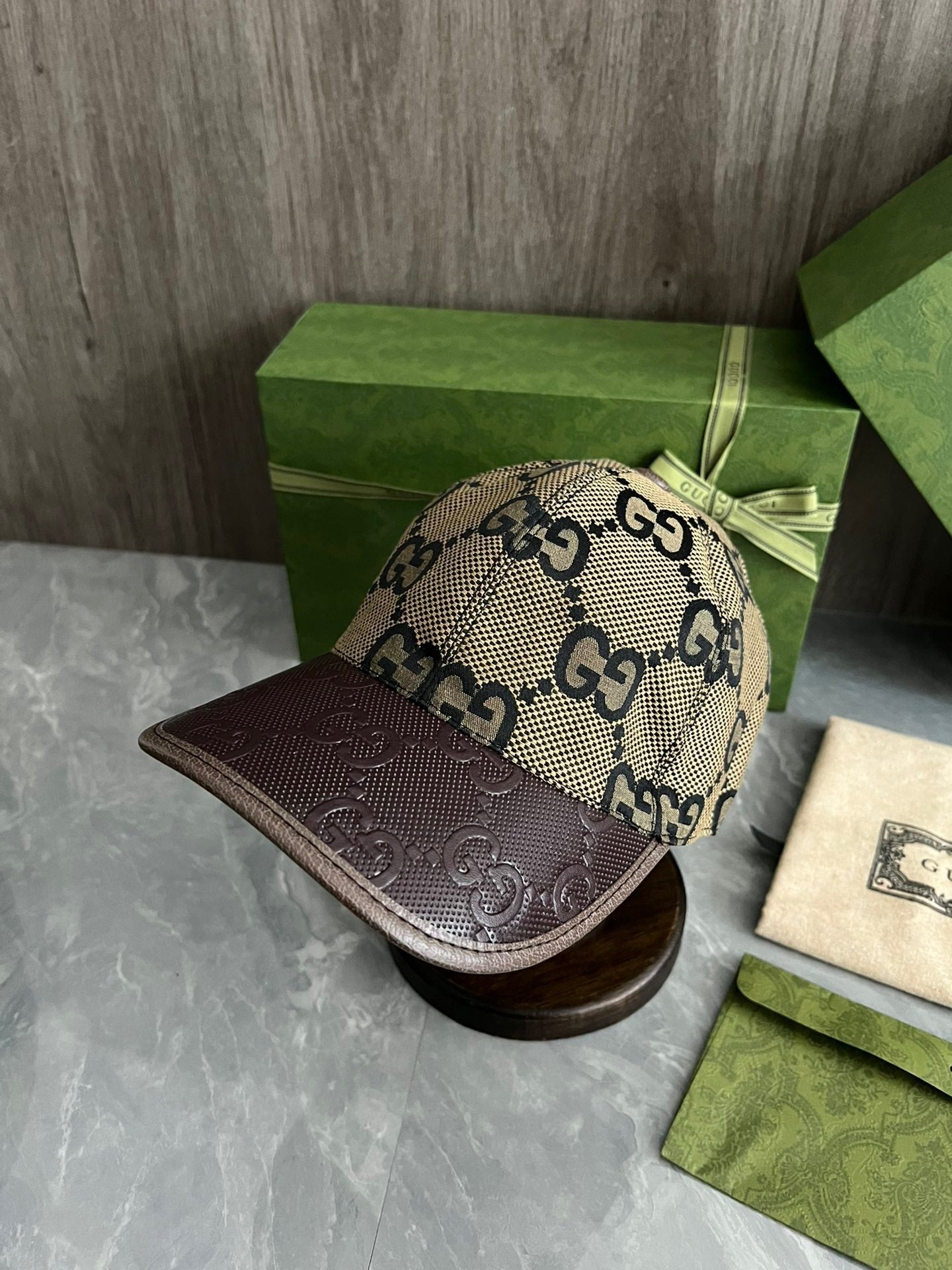 Celine Triomphe Baseball Cap in Cotton – Chalk & Black