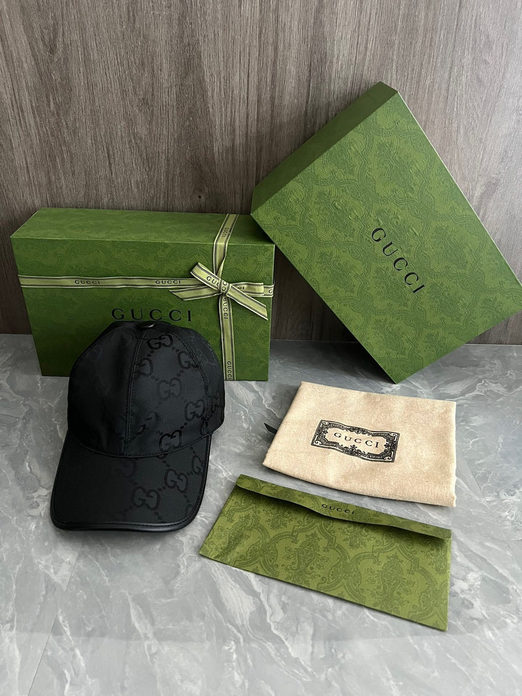 Gucci Off The Grid Baseball Cap – Black Monogram
