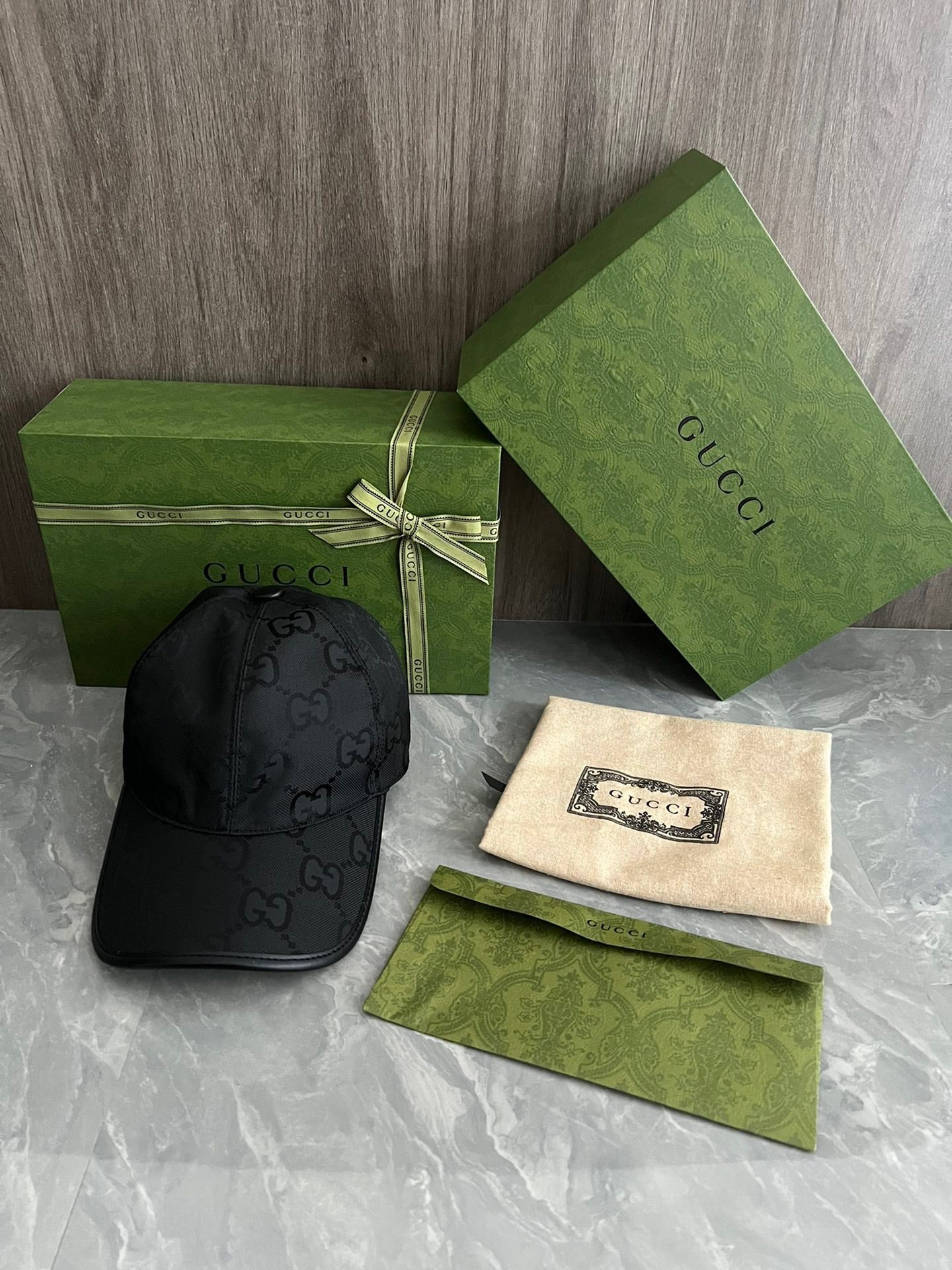Gucci Off The Grid Baseball Cap – Black Monogram