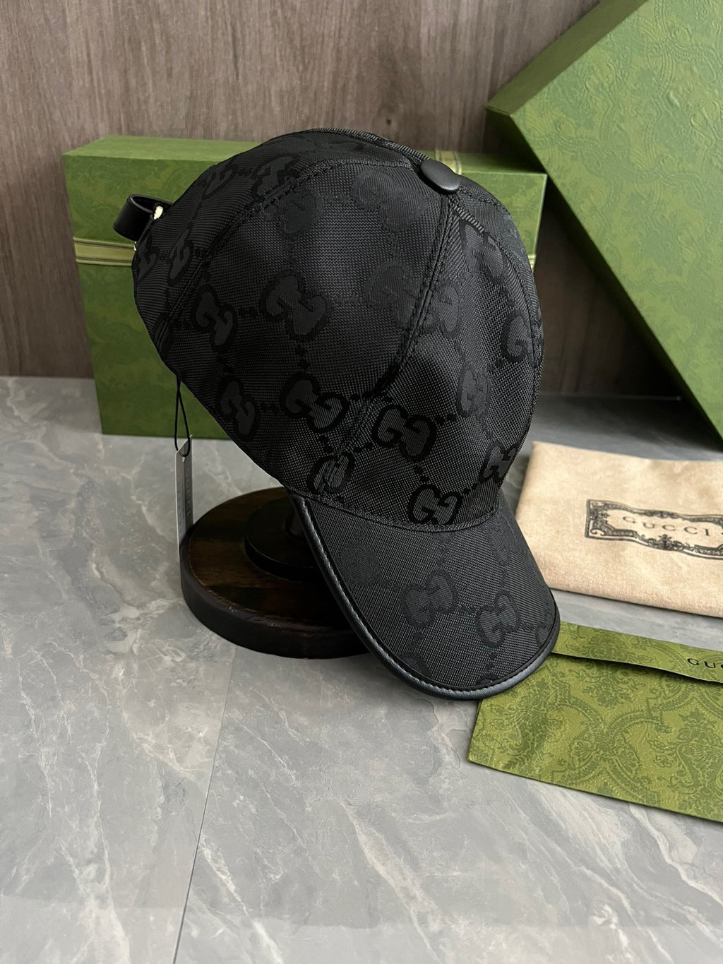Gucci Off The Grid Baseball Cap – Black Monogram