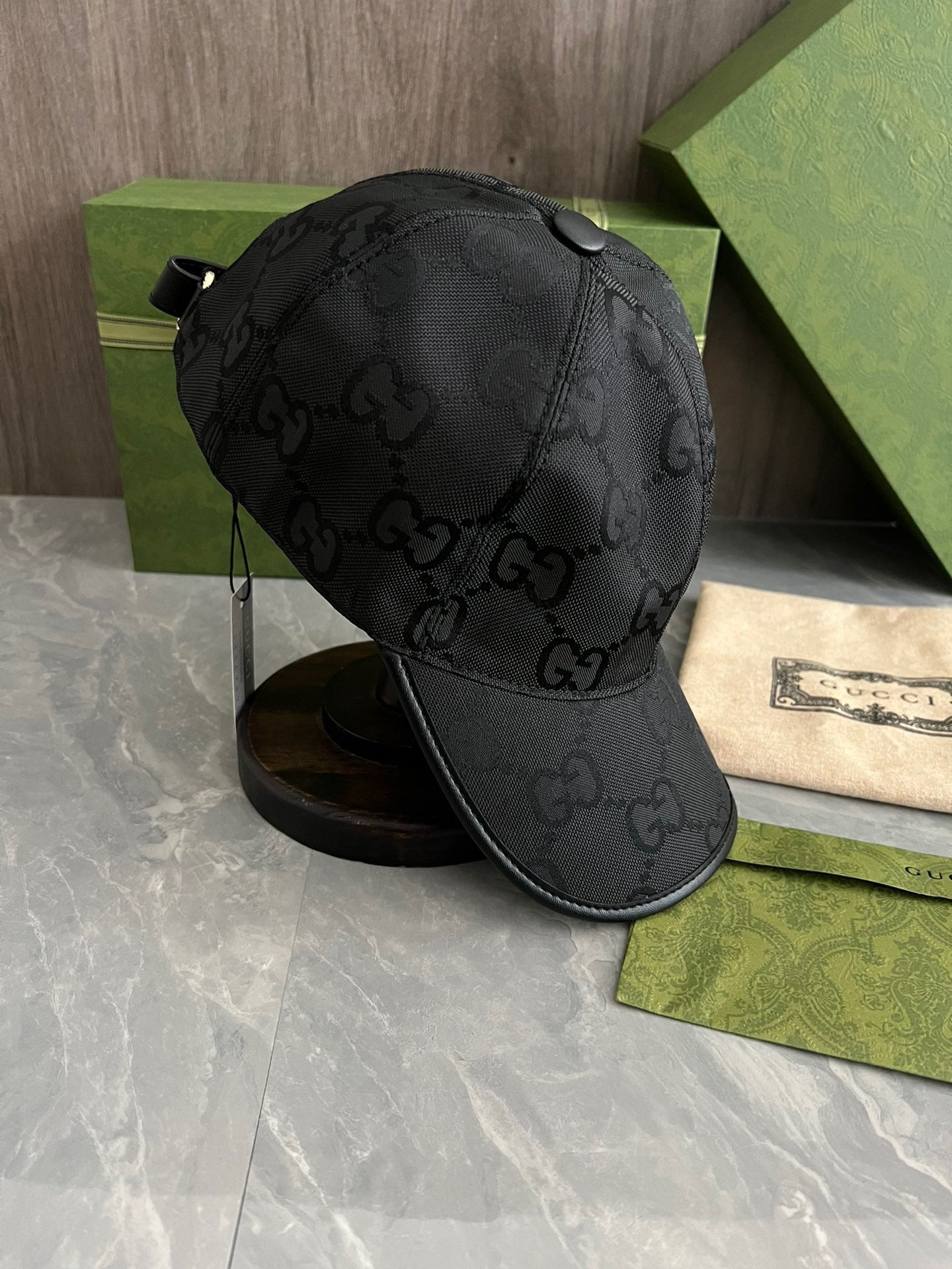 Gucci Off The Grid Baseball Cap – Black Monogram