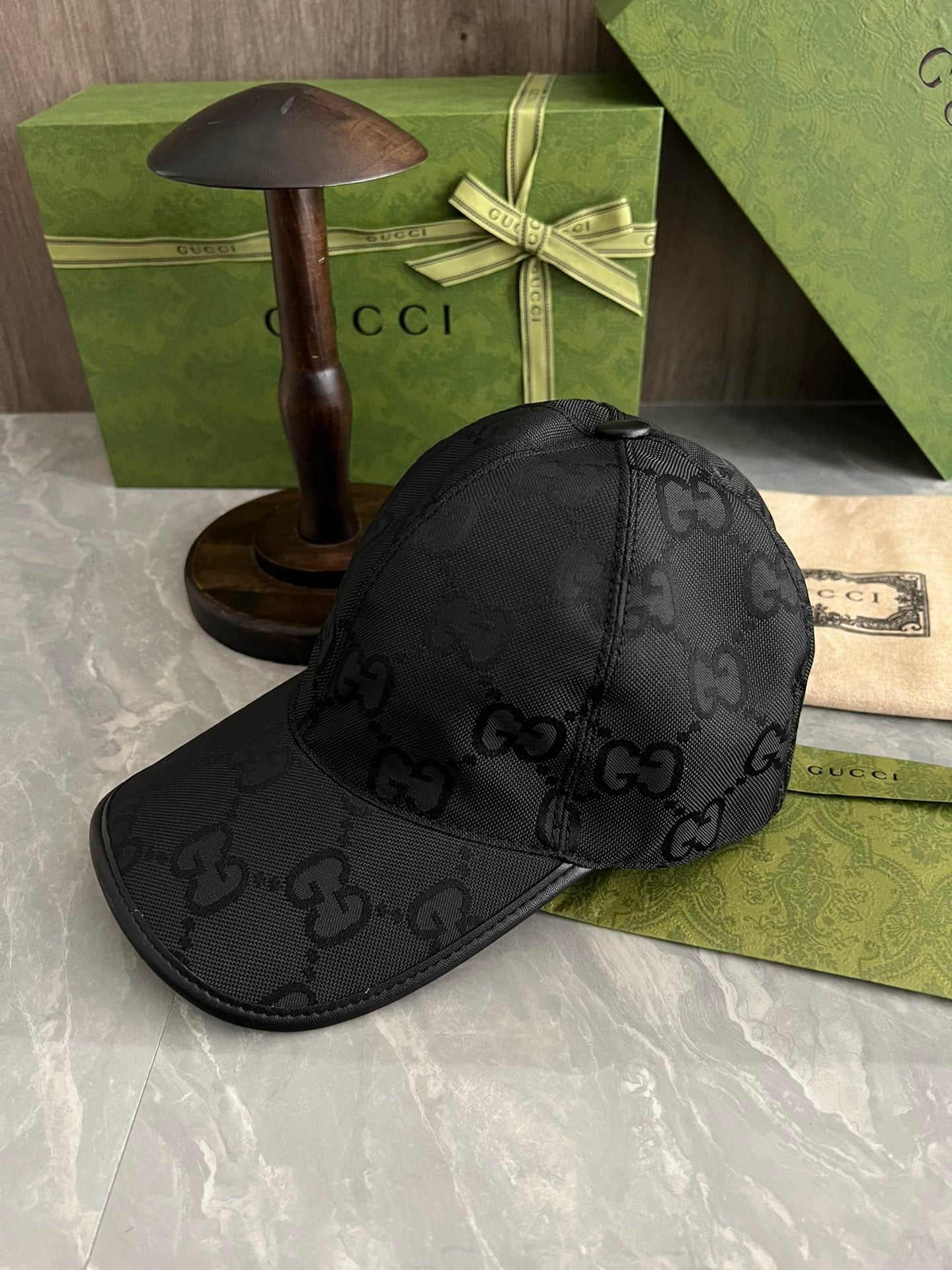 Gucci Off The Grid Baseball Cap – Black Monogram