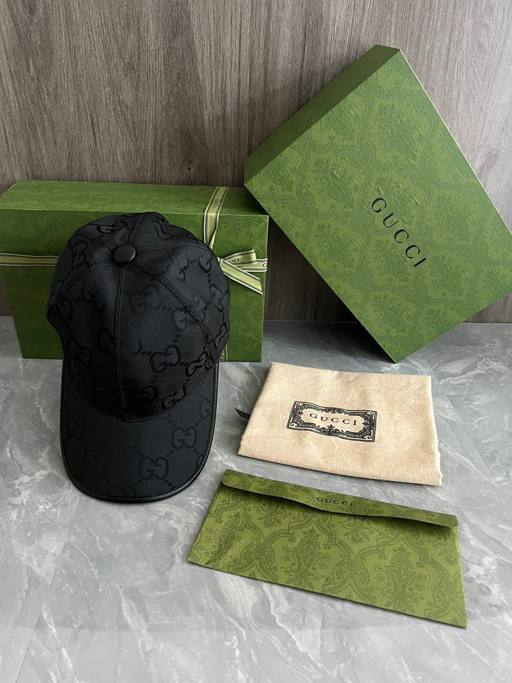 Gucci Off The Grid Baseball Cap – Black Monogram