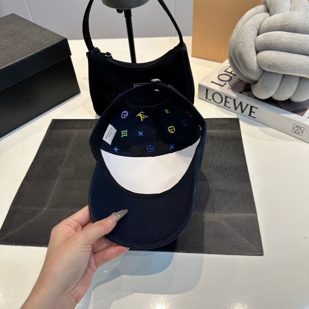 Louis Vuitton Monogram Multicolor Baseball Cap – Navy Edition