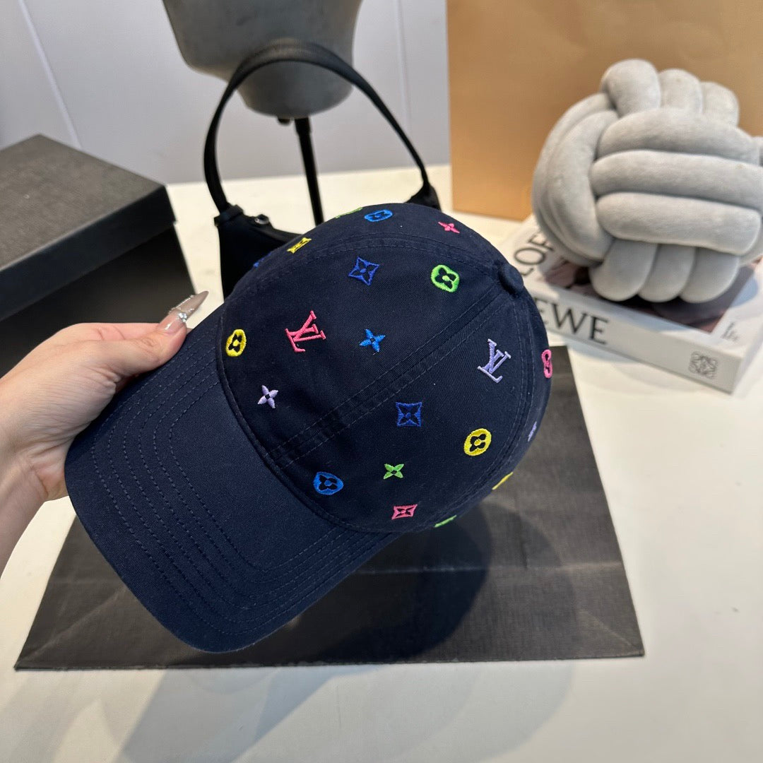 Louis Vuitton Monogram Multicolor Baseball Cap – Navy Edition
