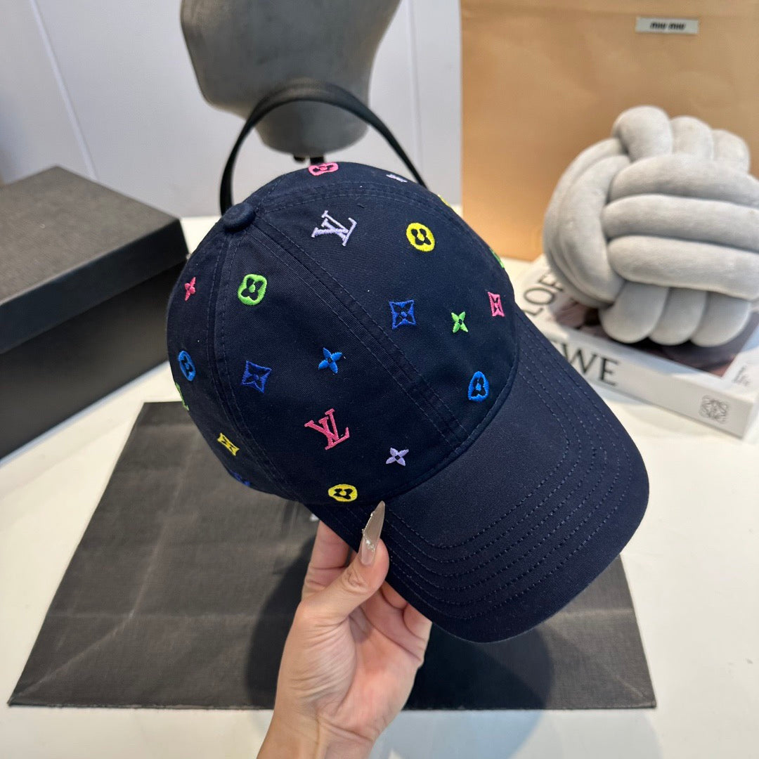 Louis Vuitton Monogram Multicolor Baseball Cap – Navy Edition