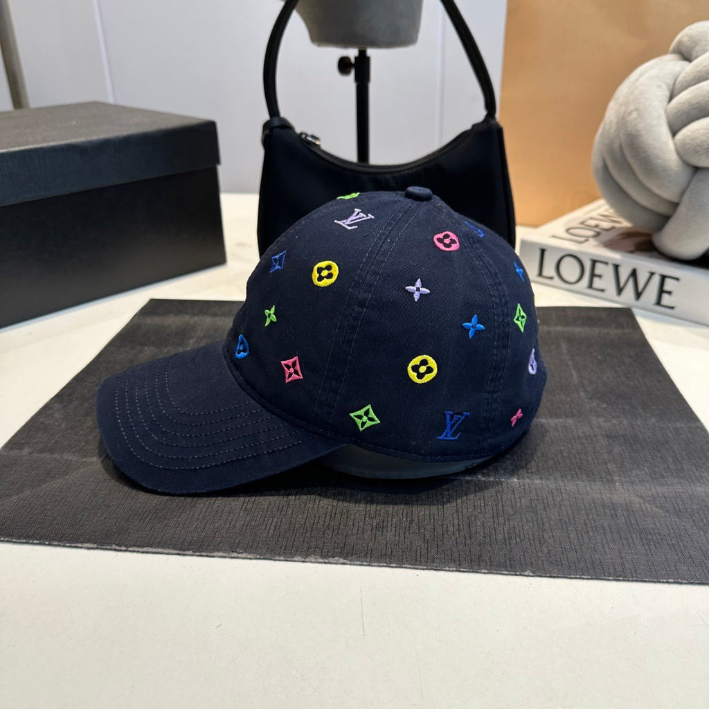 Louis Vuitton Monogram Multicolor Baseball Cap – Navy Edition