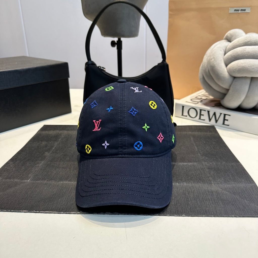 Louis Vuitton Monogram Multicolor Baseball Cap – Navy Edition