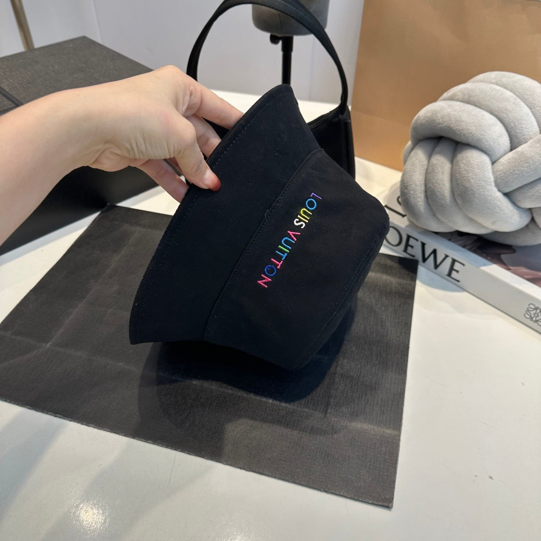 Louis Vuitton Multicolor Script Bucket Hat – Black Edition