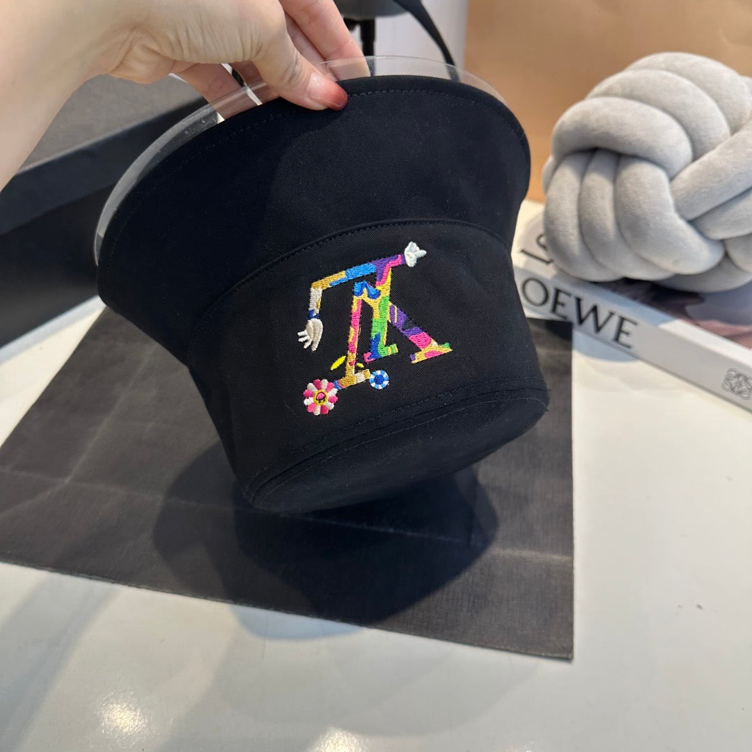 Louis Vuitton Multicolor Script Bucket Hat – Black Edition