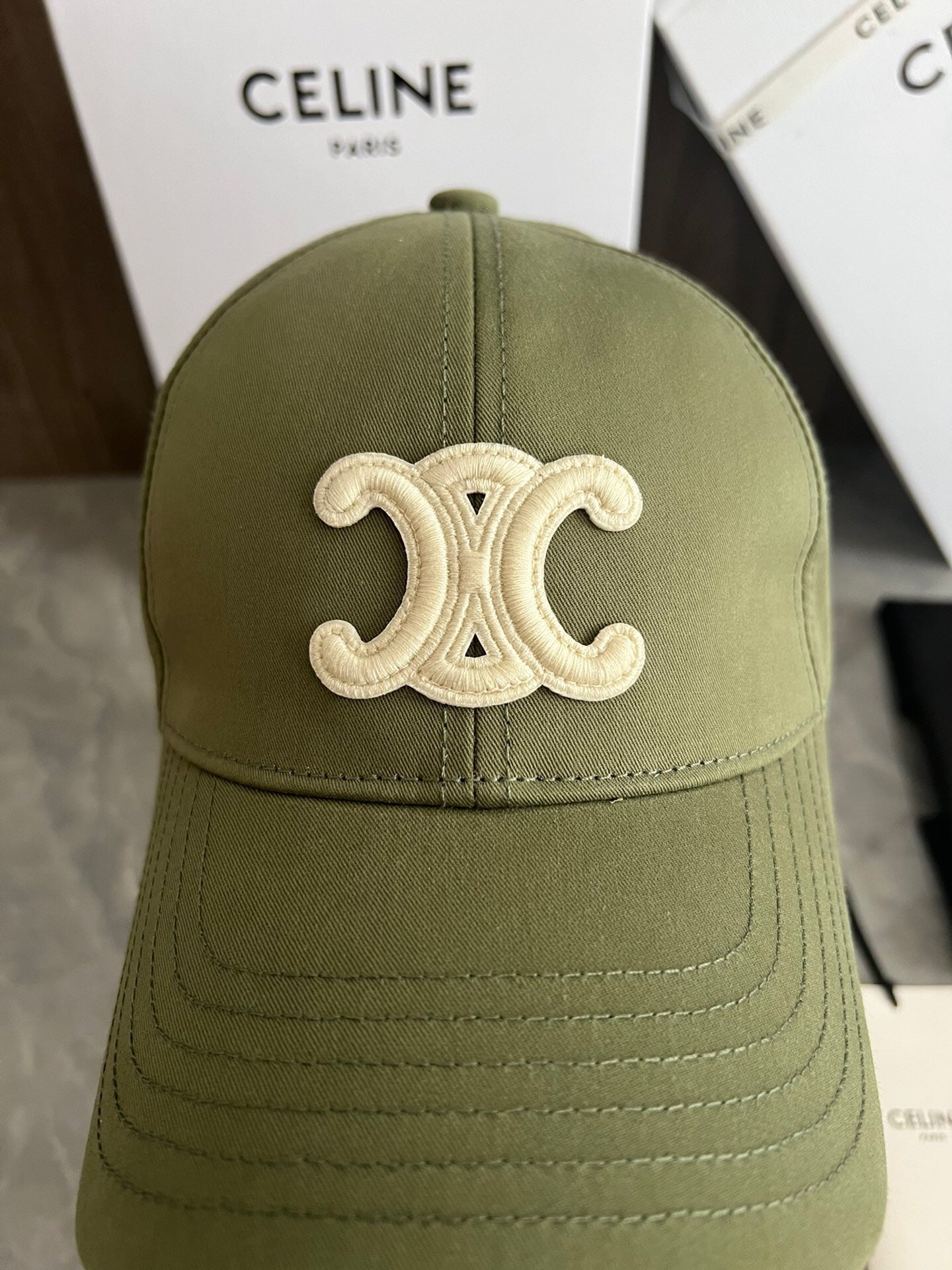 Triomphe Baseball Cap - CELINE
